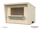 Vorschaubild Palmako Marktstand Kira 7,7 m² - 16 mm