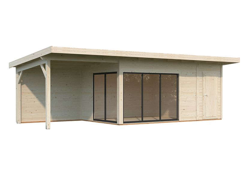 Palmako Gartenhaus Andrea 15,2 + 7,9 m² Slide - 44 mm kaufen