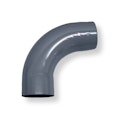 Vorschaubild Bogen 85°, Metall, Farbe dunkelgrau DN75