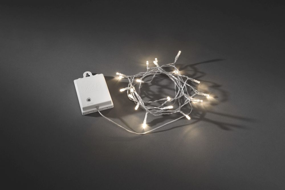 Konstsmide Weihnachtsbeleuchtung  LED Lichterkette mit an/aus Schalter Licht