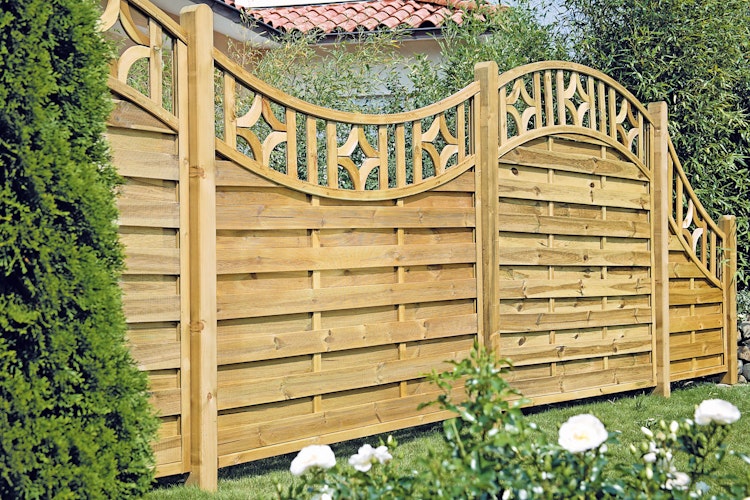 T&J OLYMP Sichtschutz-Serie Doppelbogen II 180 x 160/140 cm