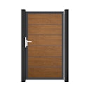 Vorschaubild GroJa BasicLine Premium Einzeltor Rahmen Aluminium Anthrazitgrau 1000 x 1800 mm