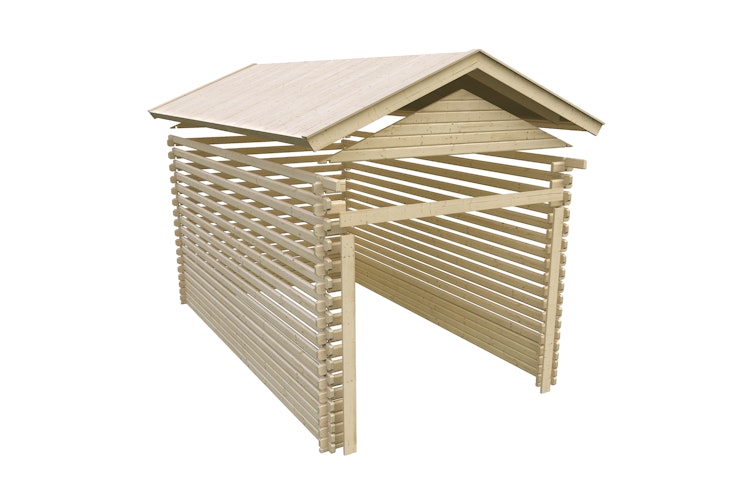 Karibu Garage Blockhausgarage 38 mm