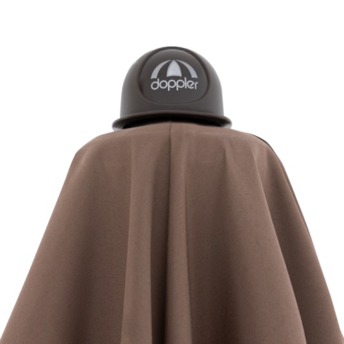 doppler Pendelschirm ALU WOOD 300 x 220, Aluminium Esche-Optik / 100 % Polyester 180 g/m²