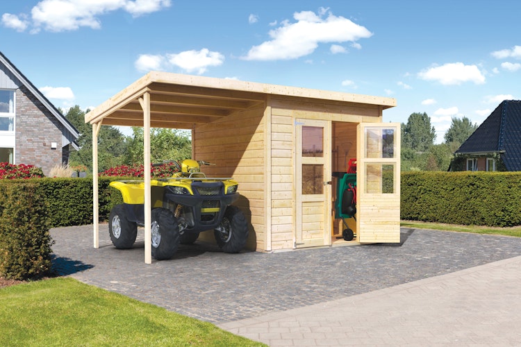 Karibu Gartenhaus Amrum (Merseburg) 1/2 - 14 mm inkl. gratis Expressversand