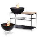 Vorschaubild höfats FIRE KITCHEN mit BOWL 70 Plancha-Grillset tief*