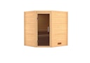 Vorschaubild Karibu Woodfeeling Sauna Mia - 38 mm Massivholz Aktionssauna inkl. gratis Sauna-Zubehörset im Wert von 234,94 €