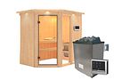 Vorschaubild Karibu Sauna Fiona 1 mit Eckeinstieg 68 mm
