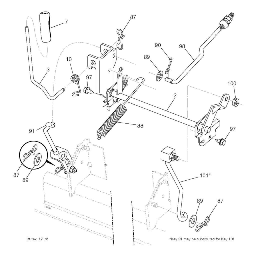 Explosionszeichnung Ersatzteile