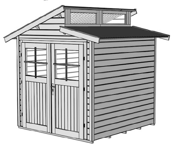 Weka Gartenhaus 226 - 21 mm