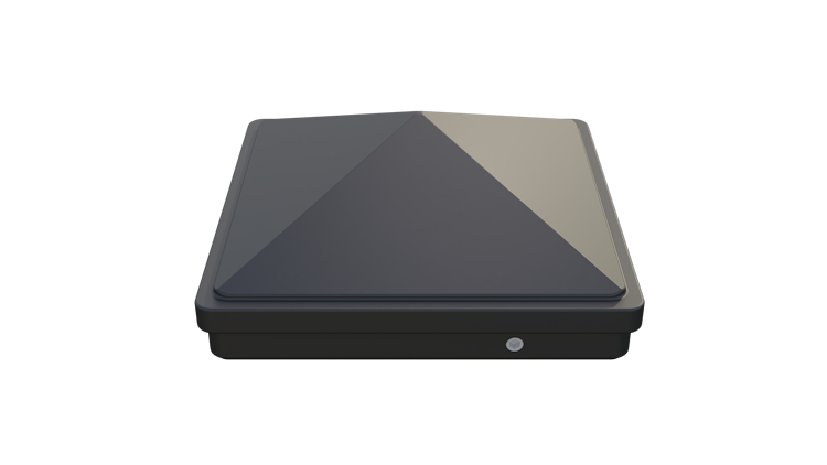 GroJa Stecksystem Premium Pfostenkappe 9x9 für Alu-Pfosten