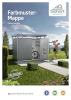 Biohort Farbmustermappe mit Materialmustern in allen Farben