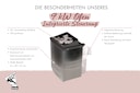 Vorschaubild Karibu 9 kW Saunaofen finnisch anthrazit mit integrierter Steuerung