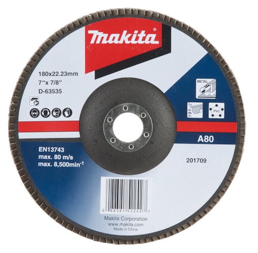 Makita Fächerschleifsch. 180mm A80 D-63535