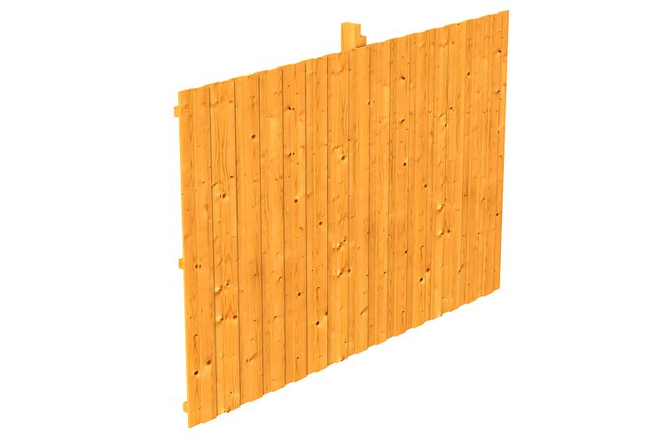 Skan Holz Rückwand für Leimholz Einzel- Carports - Deckelschalung