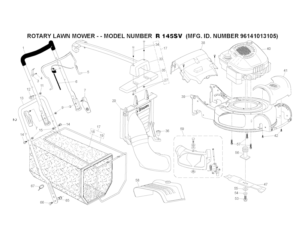 Explosionszeichnung Ersatzteile