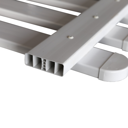 GroJa  BasicLine Gartenzaun weiß, Höhe: 90cm x Breite 180cm  Element Kunststoff gerade 