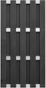 Vorschaubild T&J ELDENA WPC/ALU Sichtschutzzaun 900 x 1800 mm
