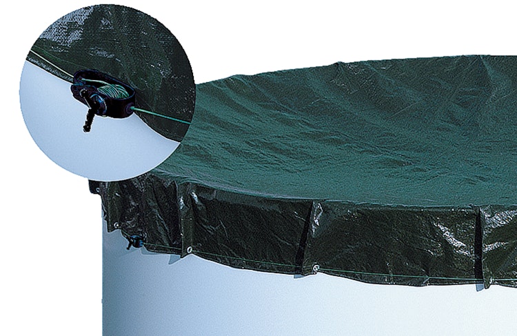 myPOOL Pool Abdeckplane, PEB gewebeverstärkt, Ganzjahresabdeckung