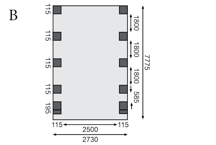 Karibu Carport Einzelcarport Classic Einzel 2 - kesseldruckimprägniert