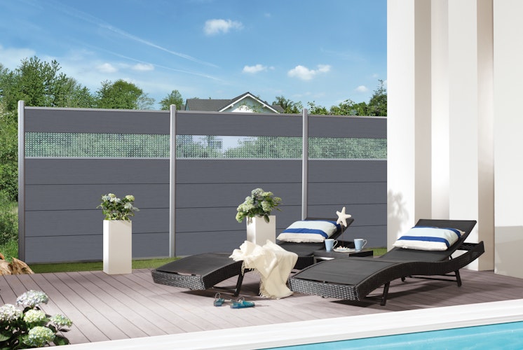 Traumgarten SYSTEM Dekorprofil Glas Maßanfertigung