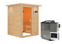 Vorschaubild Karibu Woodfeeling Sauna Sandra - 38 mm Massivholz Aktionssauna inkl. gratis Sauna-Zubehörset im Wert von 234,94 €