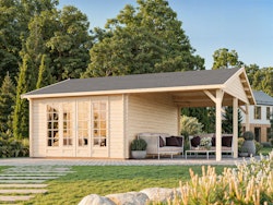 Palmako Gartenhaus Irene 19,0+16,2 m² - 44mm