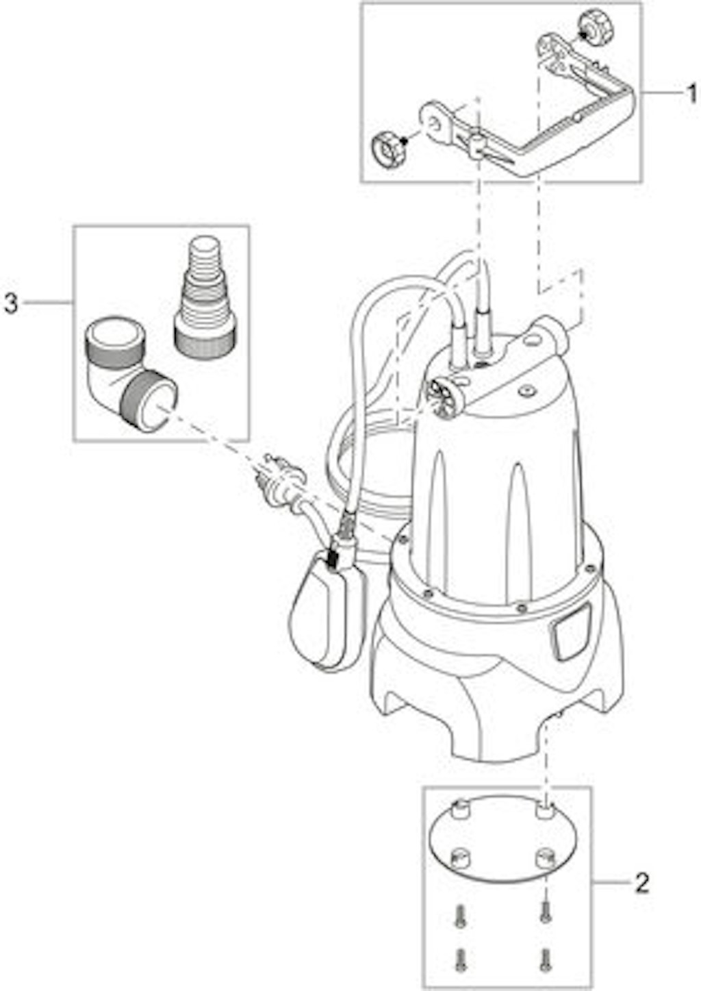 Explosionszeichnung Ersatzteile