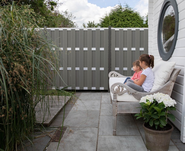 GroJa Fertigzaun Schräg