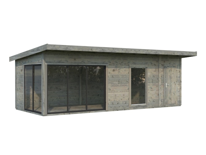 Palmako Gartenhaus Andrea 21,1 m² Slide - 44 mm