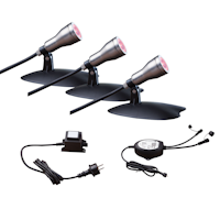 Starter-Set WIFI-SET: 3 RGB-SPOTS mit Alexa-Steuerung