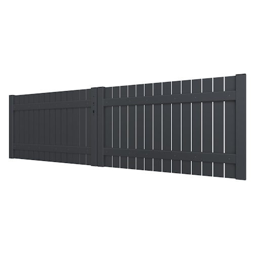 TraumGarten SQUADRA Alu Vorgarten Doppeltor 