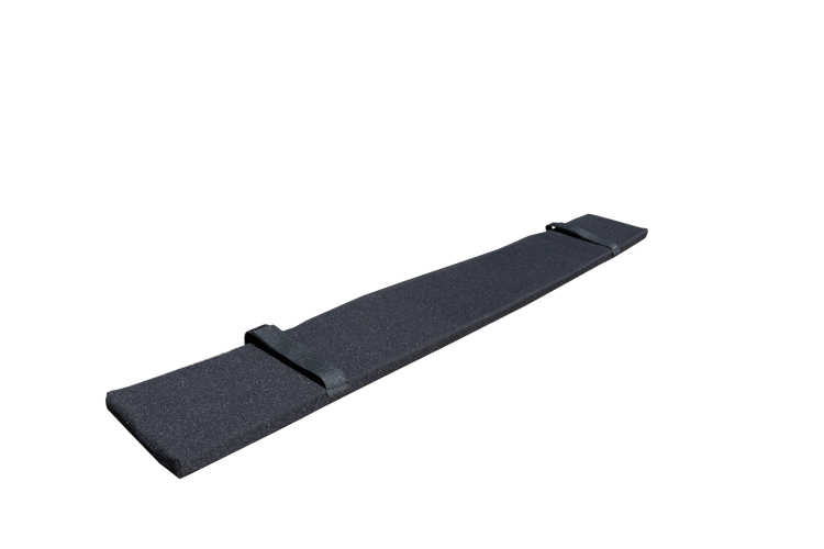 GWW Rückenpolster für Bierzeltbank 216 x 15 x 2 cm, 100 % Baumwolle Schwarz