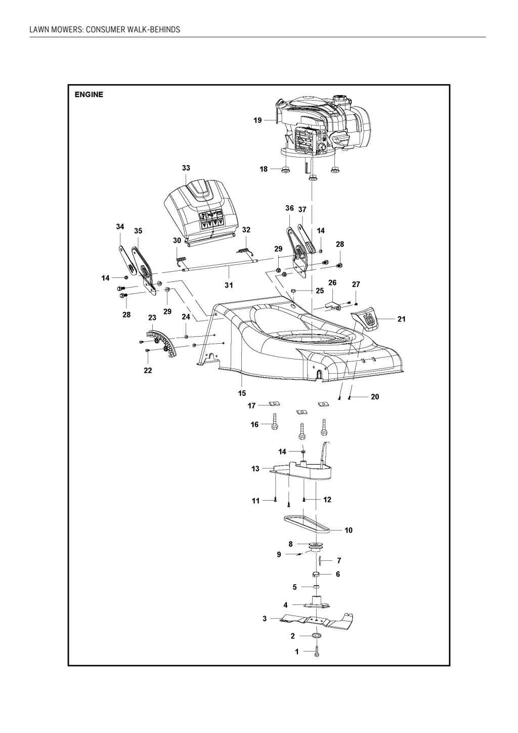 Explosionszeichnung Ersatzteile