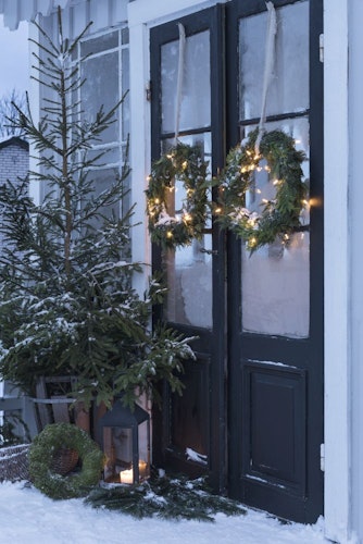 Konstsmide Weihnachtsbeleuchtung  LED Mini-Lichterkette 40 warmweiße Dioden