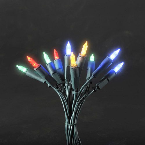 Konstsmide Weihnachtsbeleuchtung LED Minilichterkette 35 bunte Dioden 230V