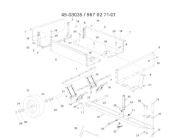 Husqvarna Zubehör für Aufsitzmäher 967027101 Anhänger Promo