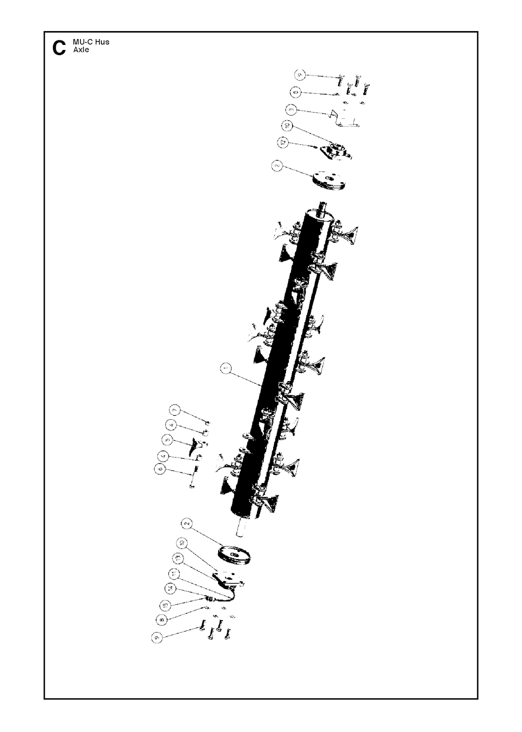 Explosionszeichnung Ersatzteile