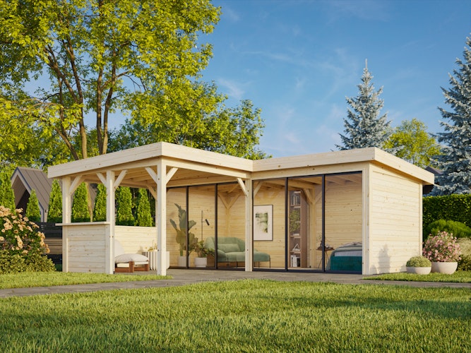 Palmako Carport/Pavillon Connect Lenna 24,9 m² Set 422 Slide
