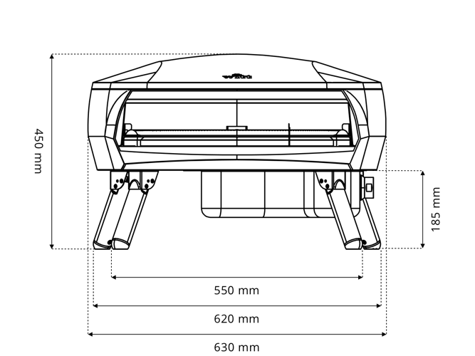 Witt Pizzaofen ETNA FERMO Stone