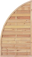 T&J MAXI BOGEN Lamellenzaun Abschluß 90 x 160 cm
