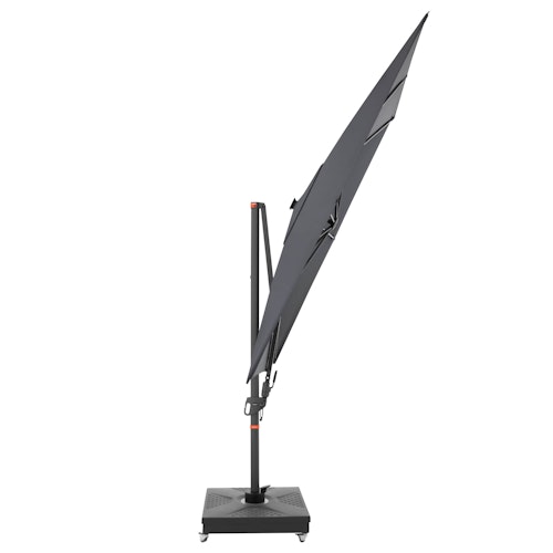 doppler Pendelschirm myZone 300 x 220 LED, Aluminium Anthrazit / 100 % Polyester 180 g/m²