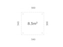 Vorschaubild Palmako Carport/Pavillon Connect Lenna 8,3 m²