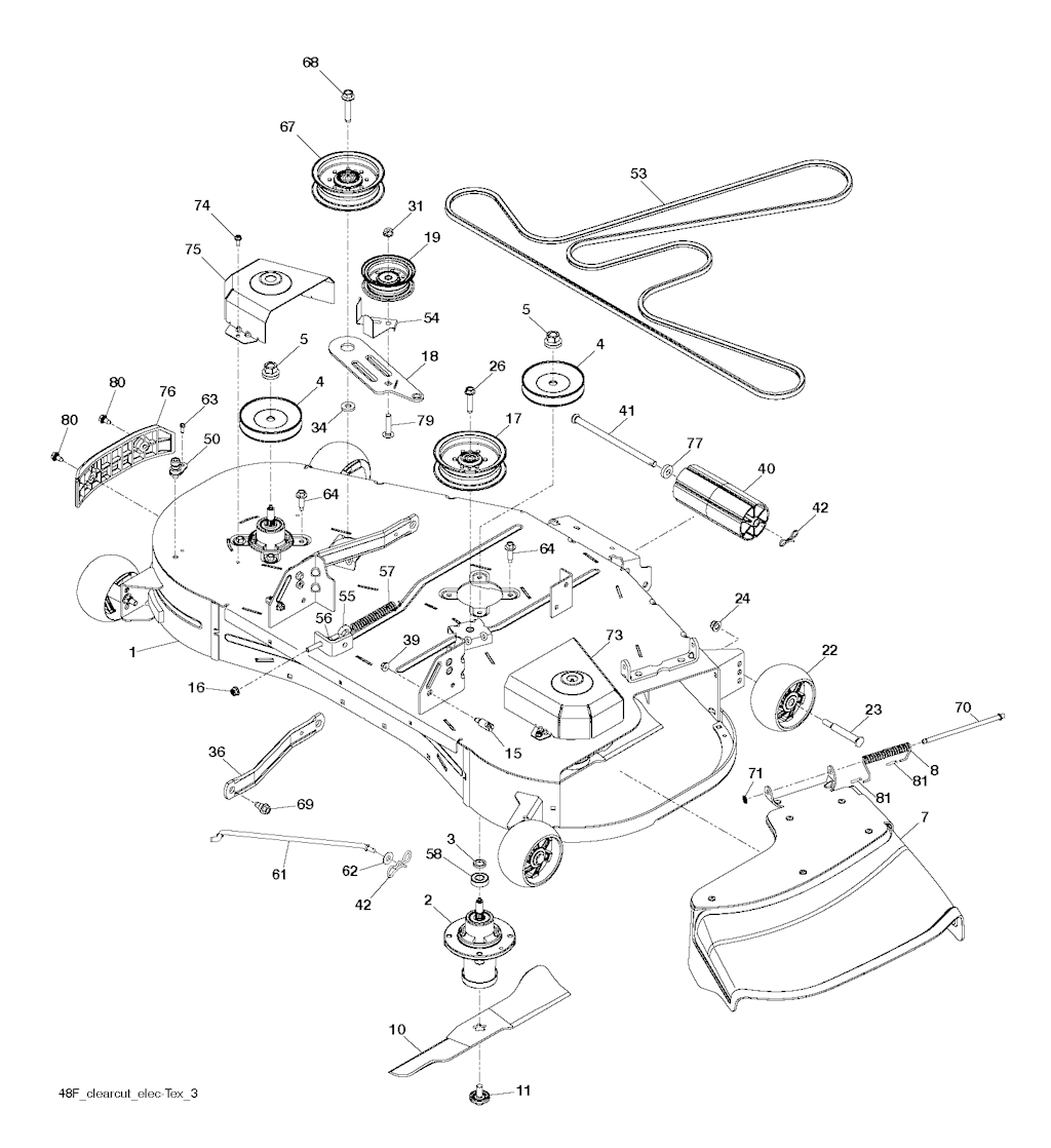Explosionszeichnung Ersatzteile