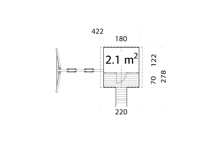 Palmako Kinderspielhaus Toby Set