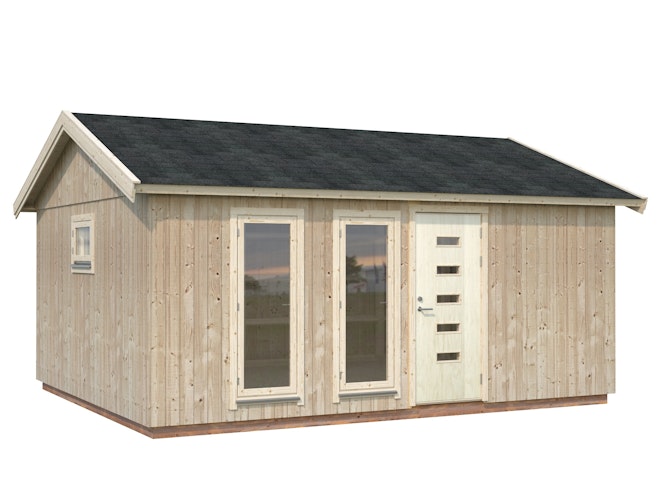 Palmako Nordic+ Gartenhaus Charlotte 21,5 m² - 160 mm