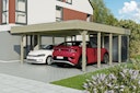 Vorschaubild Skan Holz Carport Friesland Hybrid Set 14 557x708 cm inkl. Abstellraum