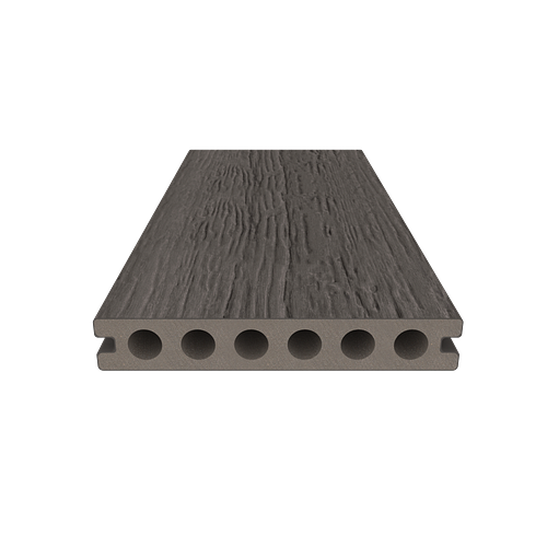 NewTechWood Deluxe Vintage WPC-Terrassendiele Hohlkammer Silver Gray  23 x 138 mm