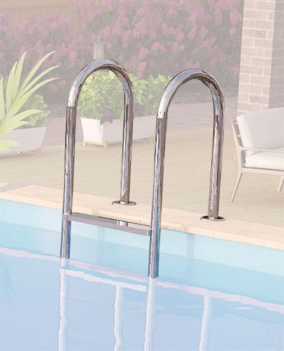 Karibu Pool Modell X2 470 x 470 cm - kesseldruckimprägniert/wassergrau mit Metallecken