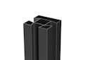 Vorschaubild dz VIDUAL Steckzaun-Anfangs-/Endpfosten 72 x 72 mm mit Zubehör